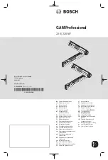 Preview for 1 page of Bosch GAM220MF Professional Original Instructions Manual