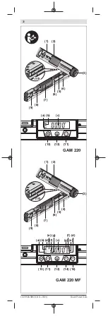 Preview for 3 page of Bosch GAM220MF Professional Original Instructions Manual