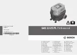 Bosch GAS 12-25 PL Original Instructions Manual preview