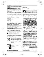 Preview for 100 page of Bosch GAS 12V Professional Original Instructions Manual