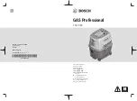 Bosch GAS 15 Professional Original Instructions Manual preview