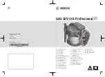 Preview for 1 page of Bosch GAS 18V-10 L Professional Original Instructions Manual