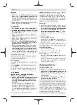 Preview for 12 page of Bosch GAS 18V-10 L Professional Original Instructions Manual