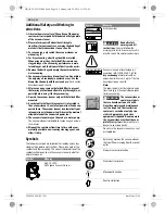 Preview for 10 page of Bosch GAS 20 L SFC Professional Original Instructions Manual