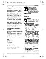 Preview for 137 page of Bosch GAS 20 L SFC Professional Original Instructions Manual