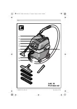 Preview for 3 page of Bosch GAS 25 Professional Original Instructions Manual