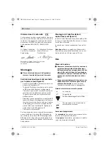 Preview for 38 page of Bosch GAS 25 Professional Original Instructions Manual