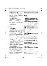 Preview for 8 page of Bosch GAS 50 Professional Original Instructions Manual