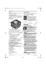 Preview for 72 page of Bosch GAS 50 Professional Original Instructions Manual