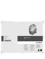 Bosch GAS Professional 15 Original Instructions Manual preview