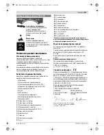 Предварительный просмотр 131 страницы Bosch GAS Professional 15 Original Instructions Manual