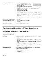 Preview for 18 page of Bosch GAS RANGE Use And Care Manual