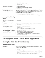 Preview for 27 page of Bosch GAS RANGES Use And Care Manual