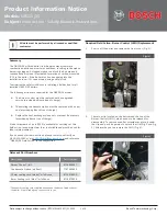 Bosch GB125 Product Information Notice предпросмотр