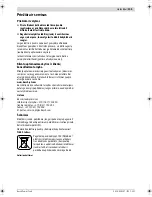 Preview for 139 page of Bosch GBG Professional 6 Original Instructions Manual