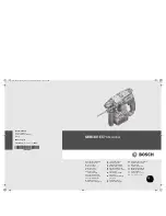 Bosch GBH 18 V-EC Professional Original Instructions Manual предпросмотр