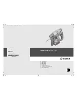 Bosch GBH 18 V-EC Original Instructions Manual предпросмотр