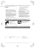 Предварительный просмотр 98 страницы Bosch GBH 2-20 D Professional Original Instructions Manual