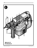 Предварительный просмотр 5 страницы Bosch GBH 24 V Professional Original Instructions Manual