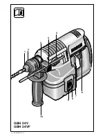 Предварительный просмотр 4 страницы Bosch GBH 24 V Operating Instructions Manual