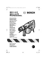 Предварительный просмотр 1 страницы Bosch GBH 3-28 E PROFESSIONAL Operating Instructions Manual