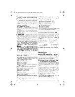 Предварительный просмотр 47 страницы Bosch GBH 3-28 E PROFESSIONAL Operating Instructions Manual