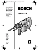 Bosch GBH 3-28 E Operating Instructions Manual предпросмотр