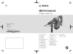 Bosch GBH 3000 Professional Original Instructions Manual предпросмотр