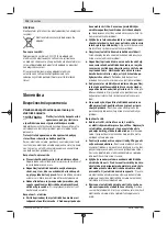 Предварительный просмотр 112 страницы Bosch GBH 3000 Professional Original Instructions Manual