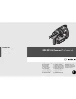 Предварительный просмотр 1 страницы Bosch GBH 36 V-LI Compact Original Instructions Manual