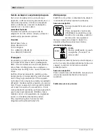 Предварительный просмотр 282 страницы Bosch GBH 36 V-LI Compact Original Instructions Manual