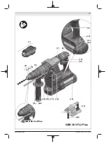 Предварительный просмотр 3 страницы Bosch GBH 36 V-LI Plus Original Instructions Manual