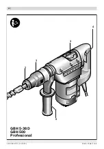 Предварительный просмотр 4 страницы Bosch GBH 500 Original Instructions Manual