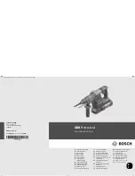 Bosch GBH Professional 36 V-LI Plus Original Instructions Manual предпросмотр