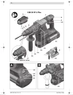 Предварительный просмотр 2 страницы Bosch GBH Professional 36 V-LI Plus Original Instructions Manual