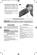 Preview for 10 page of Bosch GBL18V-71 Operating/Safety Instructions Manual