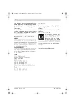 Предварительный просмотр 58 страницы Bosch GBM 10-2 RE Original Instructions Manual