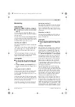 Предварительный просмотр 87 страницы Bosch GBM 10-2 RE Original Instructions Manual