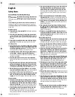 Preview for 12 page of Bosch GBM 13-2 RE PROFESSIONAL Original Instructions Manual