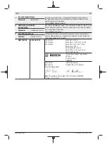 Предварительный просмотр 167 страницы Bosch GBM 1600 RE Original Instructions Manual