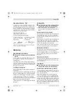 Предварительный просмотр 79 страницы Bosch GBM 6 Original Instructions Manual