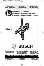 Bosch GBM9-16 Operating/Safety Instructions Manual предпросмотр