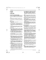 Preview for 14 page of Bosch GBR Professional 15 CA Original Instructions Manual