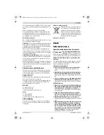 Preview for 61 page of Bosch GBR Professional 15 CA Original Instructions Manual