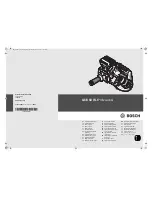 Bosch GCB 18 V-LI Professional Original Instructions Manual предпросмотр