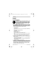 Preview for 12 page of Bosch GCC 30-4 Professional Original Instructions Manual