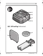 Предварительный просмотр 3 страницы Bosch GCC 30 TrackTag Professional Original Instructions Manual