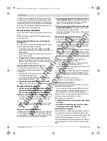 Предварительный просмотр 34 страницы Bosch GCM 10 J Original Instructions Manual