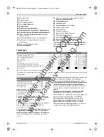 Предварительный просмотр 207 страницы Bosch GCM 10 J Original Instructions Manual