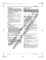 Предварительный просмотр 211 страницы Bosch GCM 10 J Original Instructions Manual